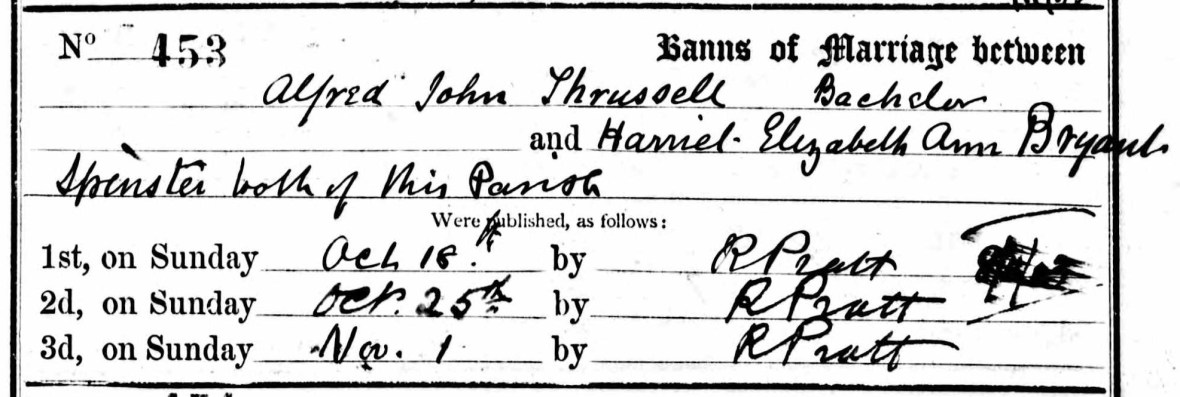 alfred john thurssell bann