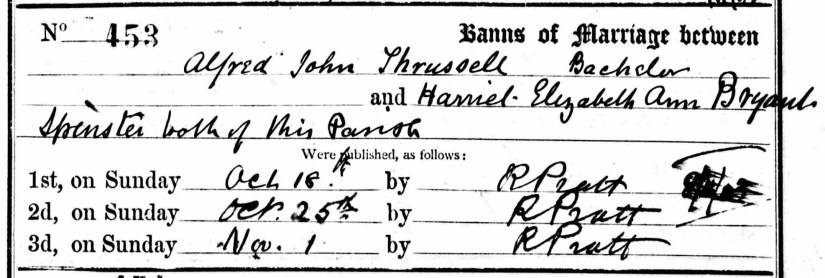 alfred john thurssell bann