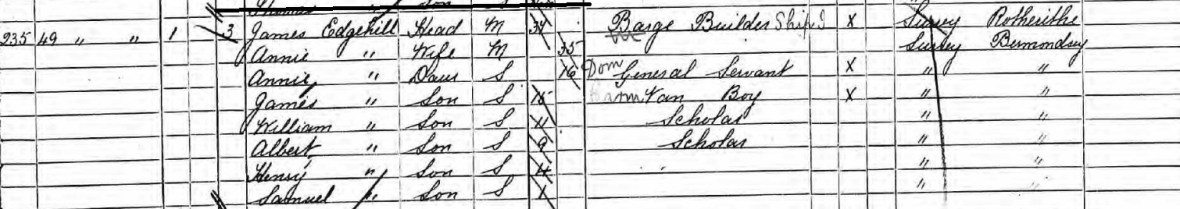 1891 census james edghill